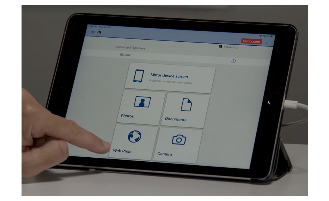 Aplicativo iProjection Epson Brasil