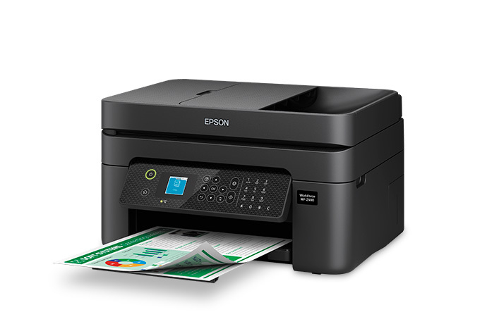 WorkForce WF-2930 Wireless All-in-One Colour Inkjet Printer with Built-in Scanner, Copier, Fax and Auto Document Feeder