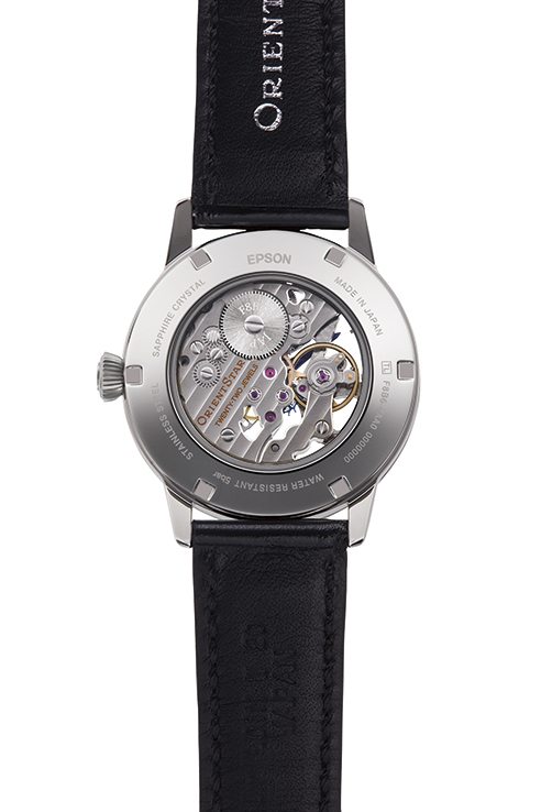 ORIENT STAR: Mechanical Classic Watch, Cordovan Strap - 38.8mm (RE-AZ0005S)