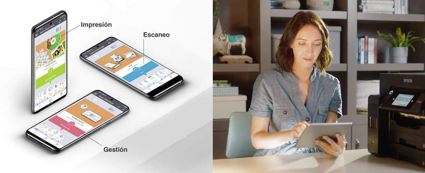 Tres claves a considerar antes de comprar una impresora Epson EcoTank, Epson Smart Panel, IA, México, España, Estados Unidos, TECNOLOGIA