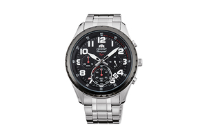 ORIENT: Quartz Sports Watch, Metal Strap - 44.0mm (KV01001B)