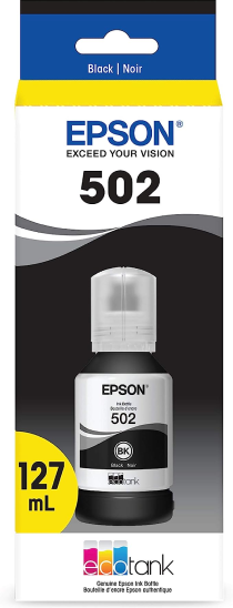 Epson 502, Black Ink Bottle