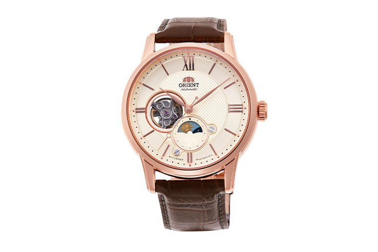 ORIENT: Mechanical Classic Watch, Leather Strap - 42.0mm (RA-AS0009S)