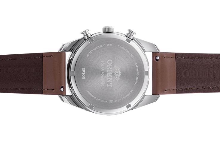 ORIENT: Quartz Contemporary Watch, Leather Strap - 40.0mm (RA-TX0306S)