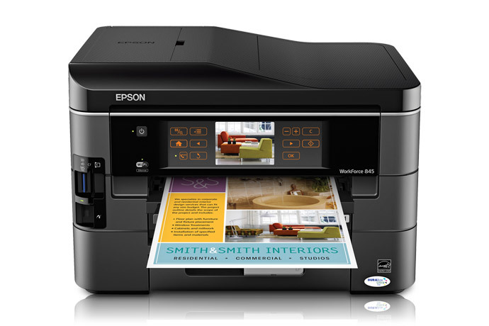 Epson WorkForce 845 All-in-One Printer - Certified ReNew