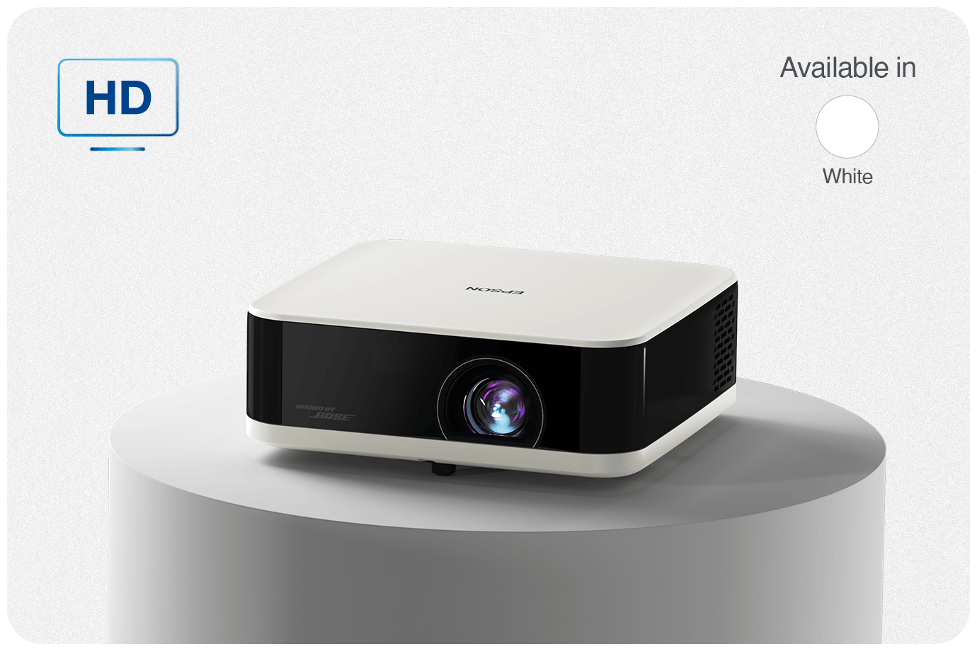 Epson Lifestudio Pop | Supports Full HD | Available in White
