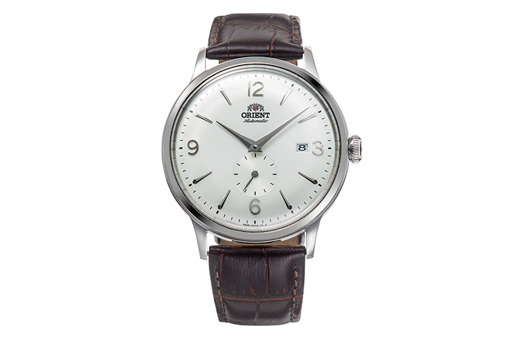 Orient leather online watch