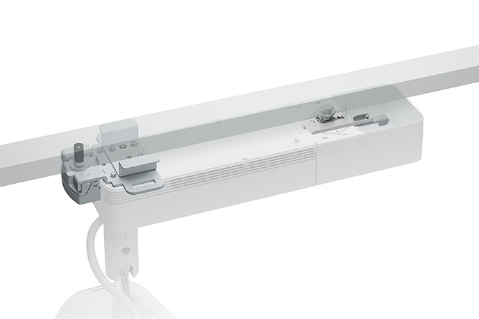 Montaje de Riel Blaco para LightScene EV-100