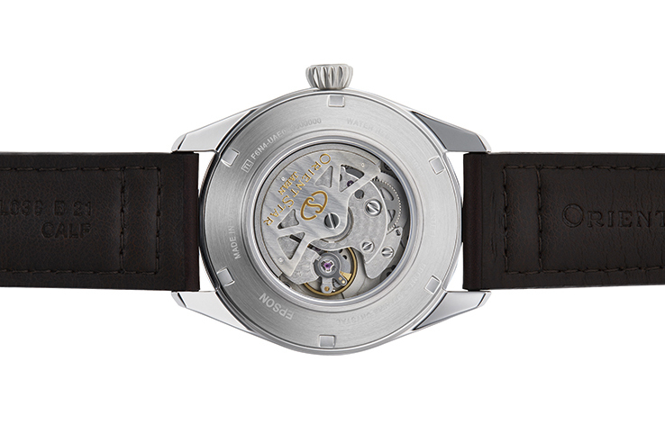 ORIENT STAR: Mechanisch Klassisch Uhr, Leder Band - 38.5mm (AF02004W)