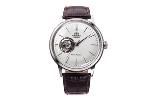 ORIENT: Mechanical Classic Watch, Leather Strap - 40.5mm (RA-AG0002S)