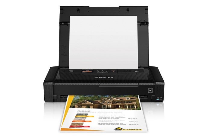 EPSON IMPRESORA MÓVIL WORKFORCE WF-100, INALÁMBRICO, COLOR, A4, USB 2.0,  NEGRO C11CE05302