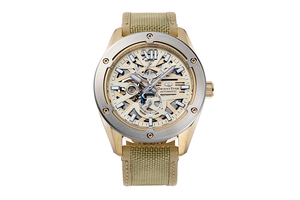 ORIENT STAR: Mechanical Contemporary Collection M34 Watch, Nylon Strap - 42.3mm (RE-BZ0005G) Limited