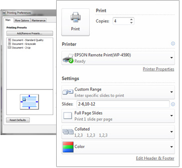 download epson remote print