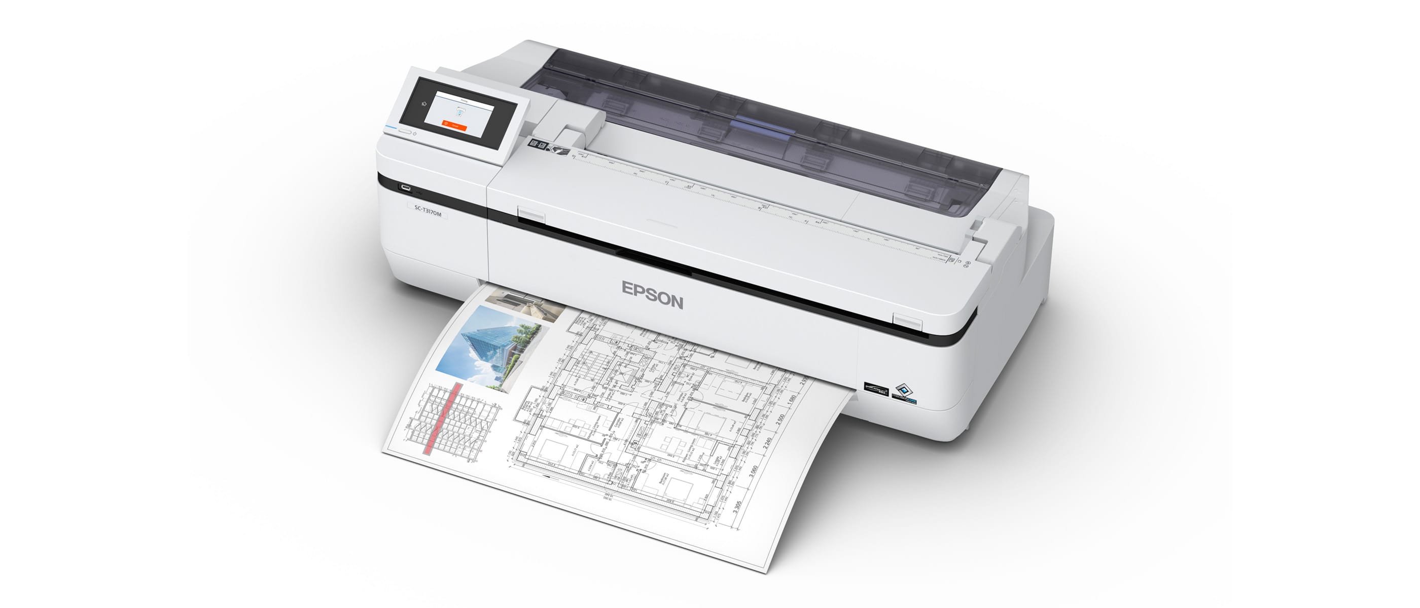 And angled shot of an Epson SureColor T3170M