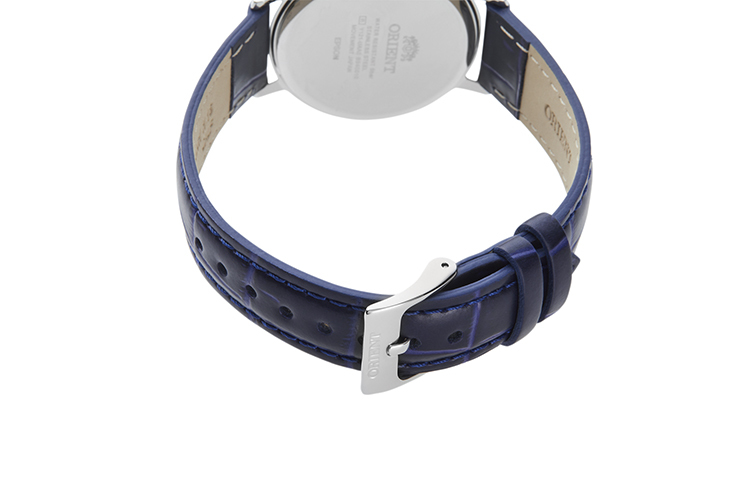 ORIENT: Quartz Classic Watch, Leather Strap - 33.8mm (RA-QC1705S)