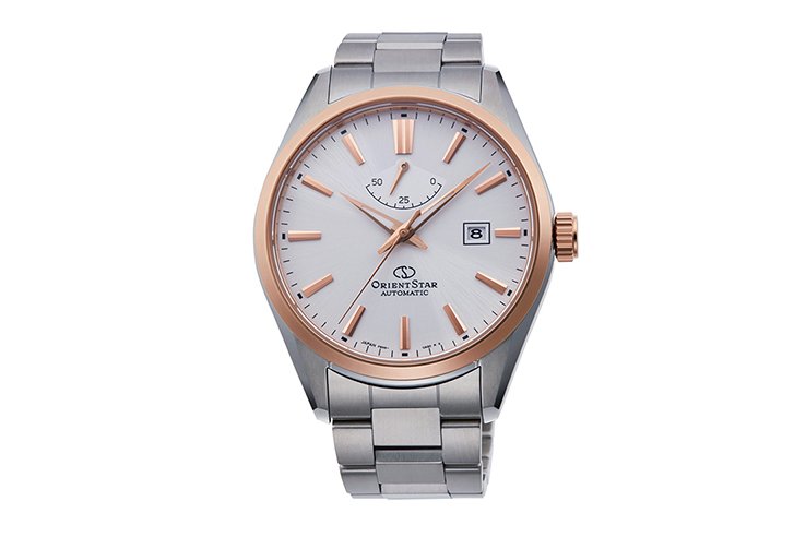 ORIENT STAR: Mecánico Contemporary Reloj, Metal Correa - 42.0mm (RE-AU0401S)