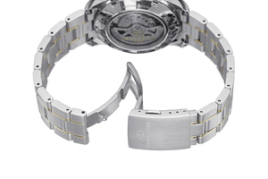 ORIENT STAR: Mechanical Contemporary Watch, Metal Strap - 39.3mm (RE-AT0004S)