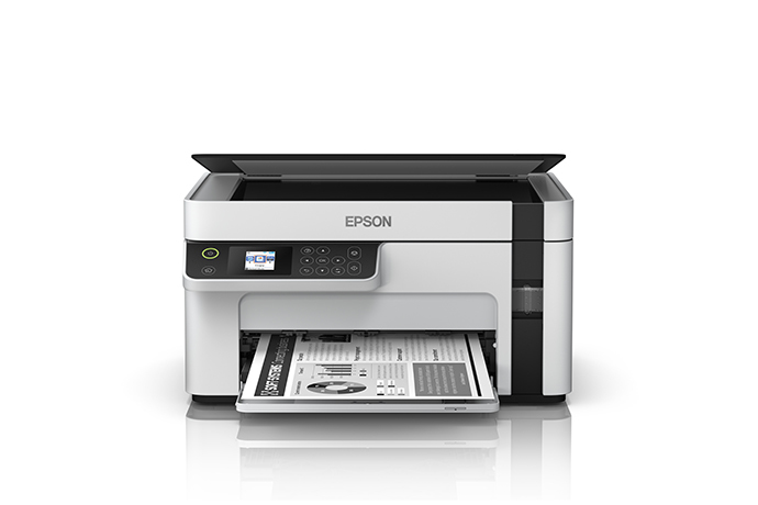 Impresora Multifuncional Blanco y Negro EcoTank M2120