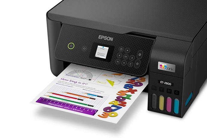 EcoTank ET-2800 Wireless Colour All-in-One Cartridge-Free Supertank Printer with Scan and Copy