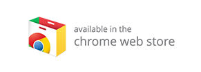 Disponível na Chrome web store