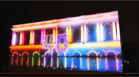Epson Malaysia – Trình chiếu ánh sáng trên tòa nhà di sản Suffolk House