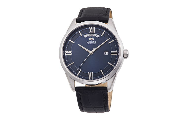 ORIENT: Mechanical Contemporary Watch, Leather Strap - 40.8mm (RA-AX0007L)
