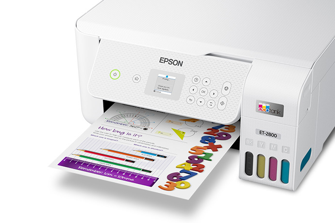 EcoTank ET-2800 Wireless Color All-in-One Cartridge-Free Supertank Printer with Scan and Copy
