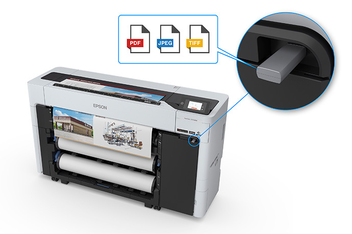 Impressora Multifunção de Grande Formato SureColor T5770DM CAD/ Técnica com 91,5 cm