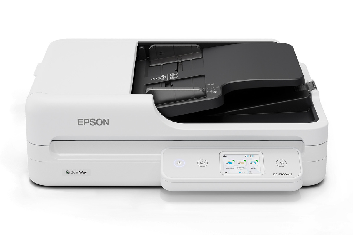 Epson DS-1760WN Network Flatbed Color Duplex Document Scanner with Wireless/Ethernet Connectivity and Auto Document Feeder