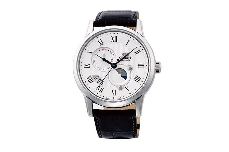 Orient executive sun online & moon automatic watch