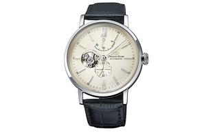 ORIENT STAR: Mechanical Classic Watch, Leather Strap - 40.0mm (RE-AV0002S)