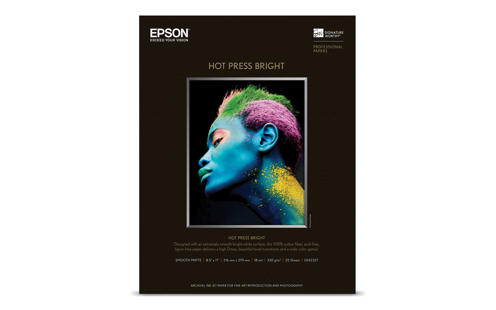 Epson Hot Press Bright product package