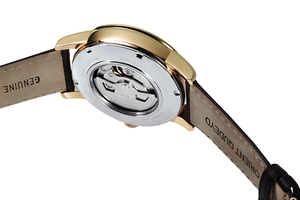 ORIENT: Mechanical Classic Watch, Leather Strap - 42.5mm (RA-AK0007S)