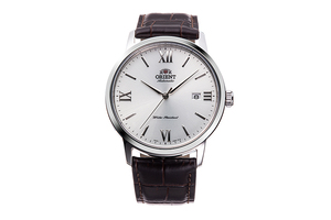 ORIENT: Mechanical Contemporary Watch, Leather Strap - 41.6mm (RA-AC0F12S)