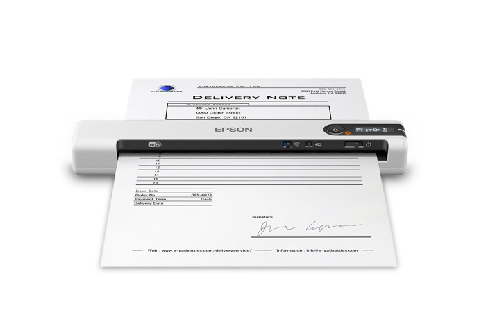 B11B253202, DS-80W Wireless Portable Document Scanner, Document Scanners, Scanners, For Work