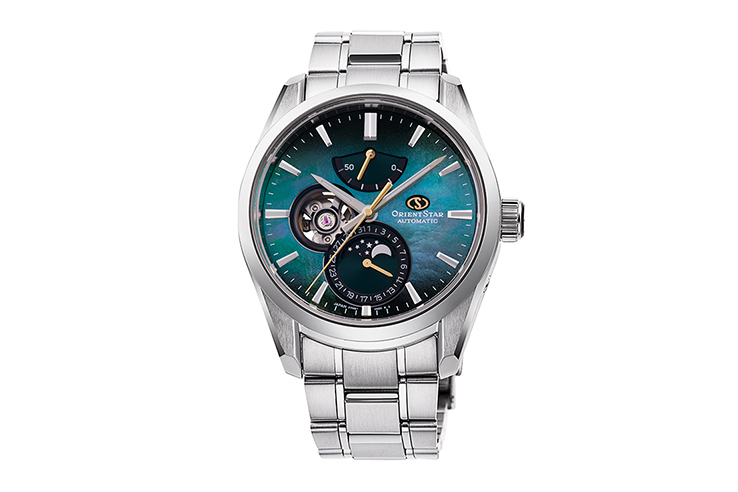 ORIENT STAR: Moderne mechanische Uhr, Metallarmband – 41,0 mm (RE-AY0006A) Limited