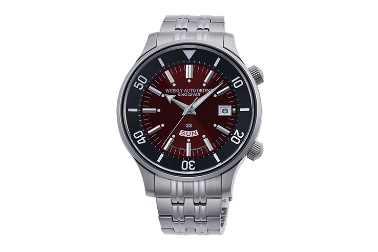 ORIENT: Mechanische Revival Uhr, Metall Band - 43,8 mm (RA-AA0D02R)