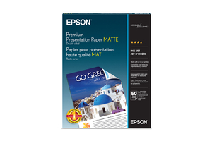 Premium Presentation Paper Matte Double-sided, 8.5" x 11", 50 sheets