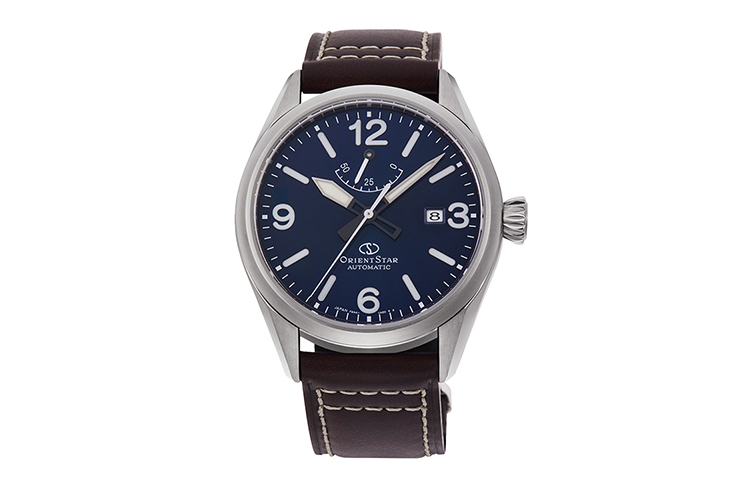 RE-AU0204L | ORIENT STAR: Mechanical Sports Watch, Leather Strap 