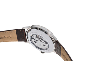 ORIENT: Mechanical Classic Watch, Leather Strap - 40.5mm (RA-AP0003S)
