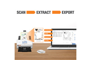 RapidReceipt&trade; Desktop Scanner, RR-600W