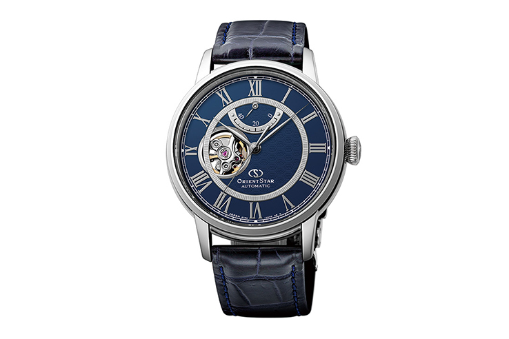 ORIENT STAR: Mecanice Clasice Ceas, Piele de crocodil Şnur - 40.0mm (RE-HH0002L0)