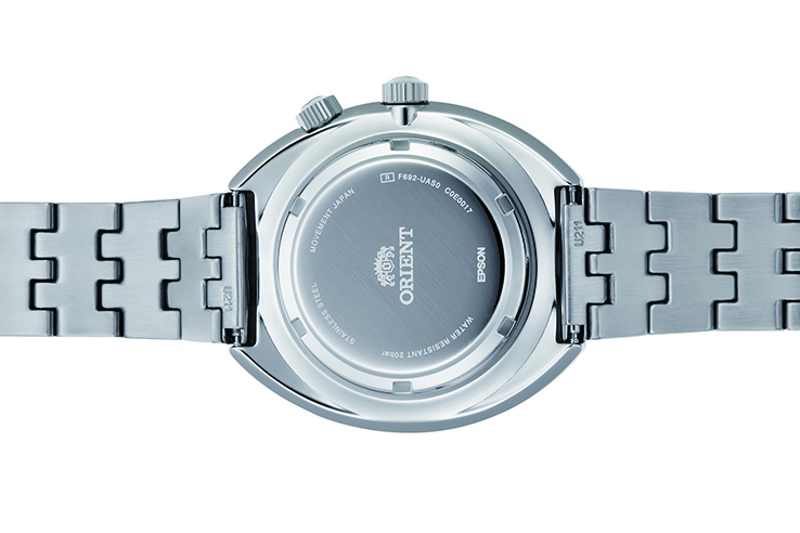 ORIENT: Zegarek mechaniczny Revival, metalowa bransoleta – 43,5 mm (RA-AA0E02E)