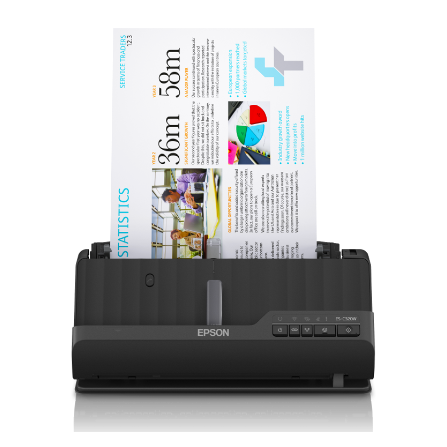 ES-C320W Wi-Fi Portable Document Scanner