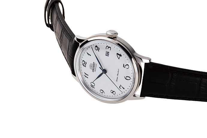 ORIENT: Mechanical Classic Watch, Leather Strap - 40.5mm (RA-AC0003S)