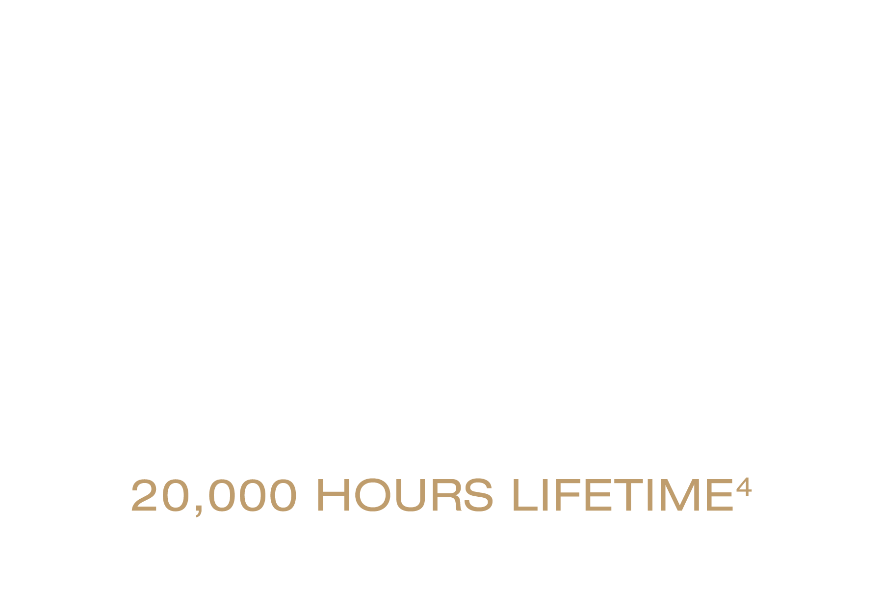 True Diode Array | Laser Light Source | 20,000 Hours Lifetime⁴