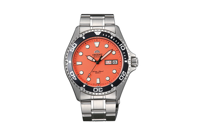 Orient 2024 orange watch