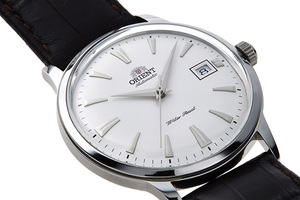 ORIENT: Mechanical Classic Watch, Leather Strap - 40.5mm (AC00005W)