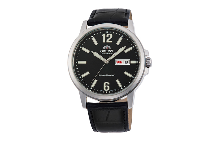 RA-AA0C04B | ORIENT: Mechanical Contemporary Watch, Leather Strap 