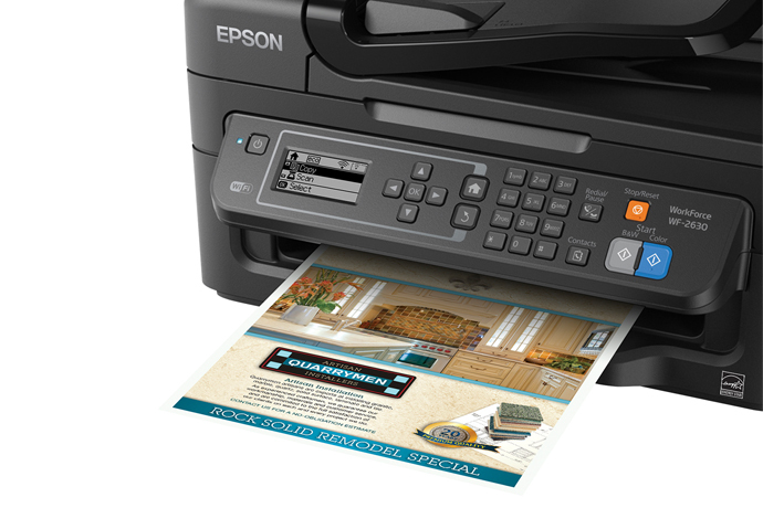 Epson WorkForce WF-2630 All-in-One Printer | Products | Epson US